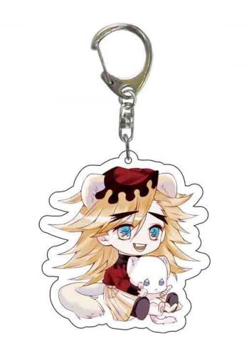 ميدالية سلسلة المفاتيح بتصميم شخصية  دوما انمي قاتل الشياطين  Key chain