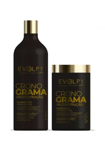 سيت شامبو وماسك للشعر من ايفولبي  Evolpy Crono Grama Shampoo And Mask