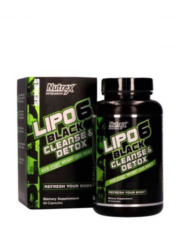 منحف ومنقي للجسم 60 كبسولة من نوتريكس Nuterx Lipo6 Clean & Detoox