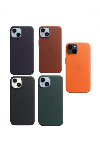 حافظة موبايل جلدية من ابل  Apple Iphone 14 Leather Case With Magsafe