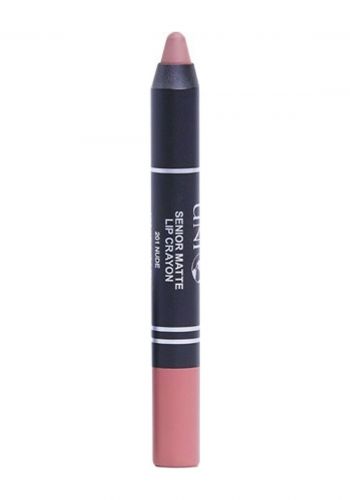 قلم تحديد الشفاه 2.8 غم درجة 201 من ميكاب يوني Makeup Uni Senior Matte Lip Crayon