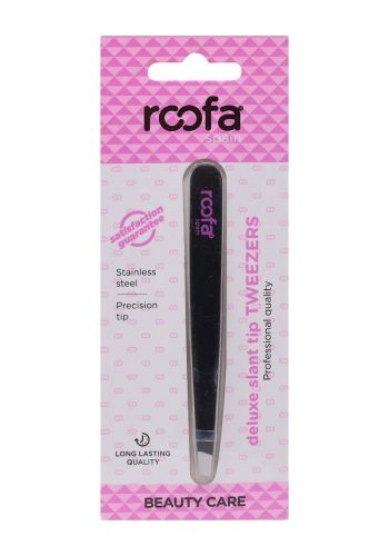 ملقط للحواجب بطرف مائل من روفا Roofa Deluxe Slant Tip Tweezers