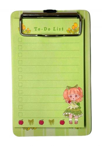 دفتر ملاحظات مع لوحة تثبيت الورق  Clipboard Notepad
