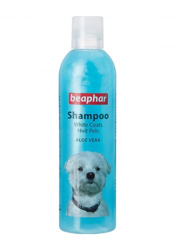 شامبو للفراء الابيض للكلاب  250 مل من بيفار Beaphar shampoo