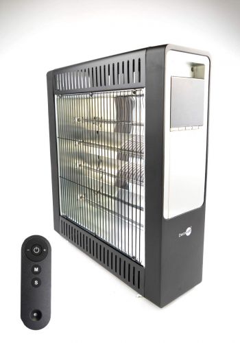 DecoVolt 5984 Carbon Heater 1100-2200 w مدفئة ديجيتال ريموت 4 شمعات