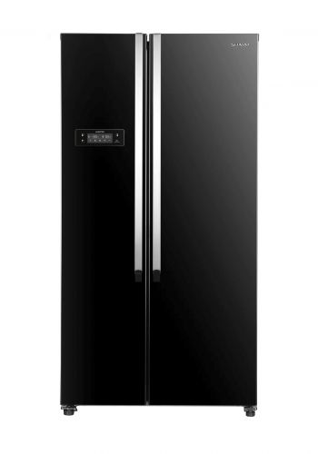 ثلاجة انفيرتر 28 قدم 1.2 امبير من شارب Sharp SJ-X645-BK3 Inverter Side by Side Refrigerator