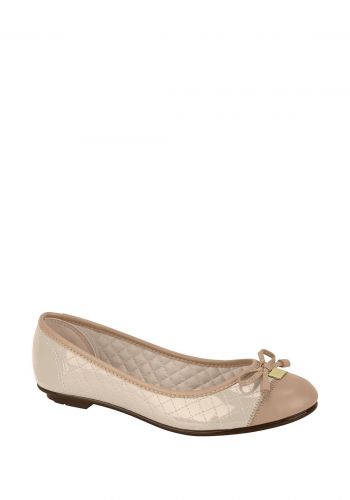 حذاء نسائي 1 سم بيجي اللون من موليكا Moleca Women's Shoe