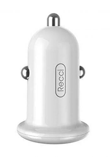 Ricci RUC-D2 Car Charger - White شاحن سيارة