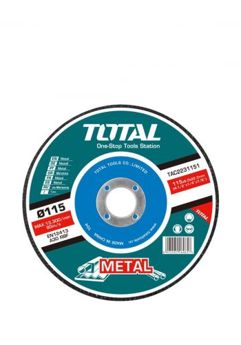 قرص جلخ المعادن  بقطر 115 ملم من توتال  Total TAC2231151 Grinding Disc For Metal