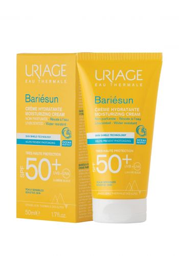  كريم واقي شمسي لجميع انواع البشرة  50 مل من يورياج  Uriage Bariésun Moisturizing Cream SPF50 