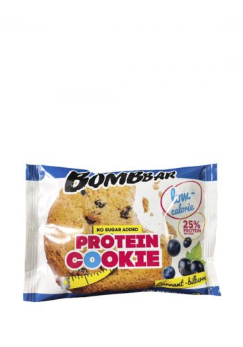 براوني بروتين بنكهة التوت البري 40 غم من بومبار bombbar protein cookie blueberry