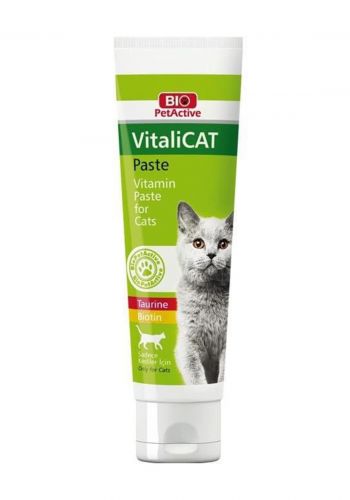 معجون فيتامين للقطط 100 مل من بايو بت اكتف Bio Pet Active Vitalic Vitamins for Cats Paste