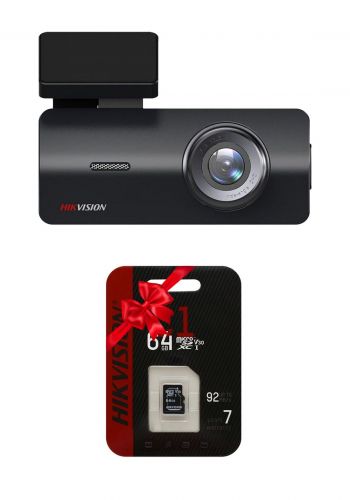 كاميرا لوحة القيادة مع هدية رام 64GB من هيكفيجن HIKVision AE-DC2018-K2 F2.0 Dashboard Camera with 64GB RAM  