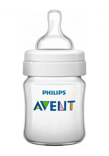 رضاعة بلاستيك مضادة للمغص أفينت 118.28 مل من فيليبس Philips Avent Bottle  