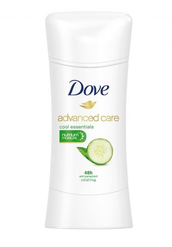مزيل التعرق ستك بخلاصة الخيار المائي والشاي الأخضر  74 غرام من دوف Dove Stick Deodorant