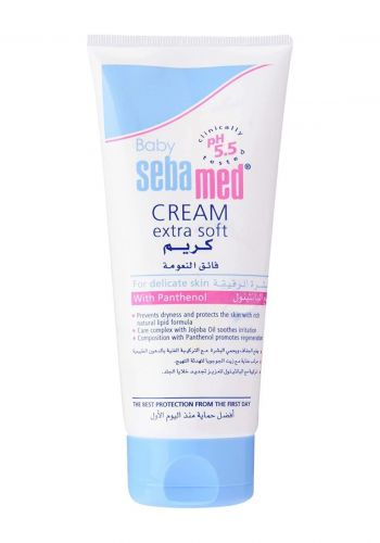 كريم مرطب للاطفال للبشرة الرقيقة مع البانثينول 200 مل من سيباميد Sebamed Baby Extra Gentle Cream