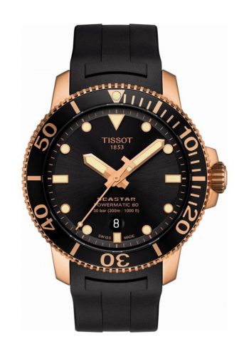 ساعة رجالية سير اسود اللون من تيسوت Tissot T1204073705101 Watch     