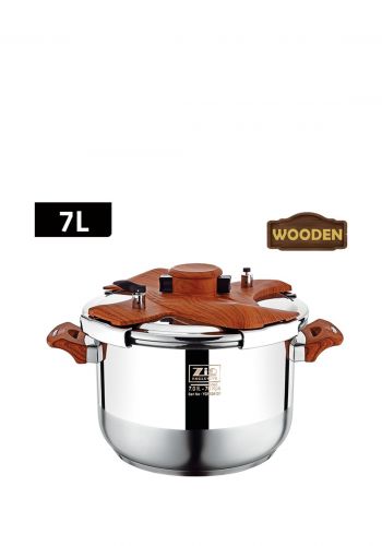 قدر ضغط ستانلس ستيل بسعة 7 لتر من زيو Zio Z-1503-07 Stainless Steel Pressure Cooker