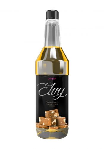 شراب مركز بنكهة حلا التوفي مع الجوز  750 مل من سافورا ايلفي Savora Elvy Toffee Nut  Flavored Syrup