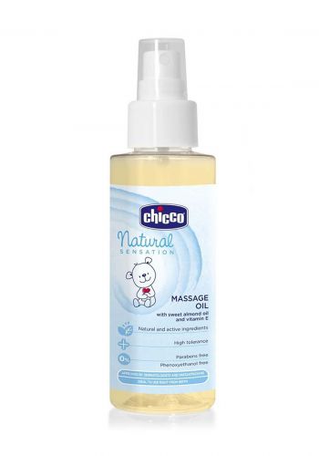 Chicco Natural Sensation Body Massage Oil زيت تدليك لجسم الاطفال 100 مل من جيكو