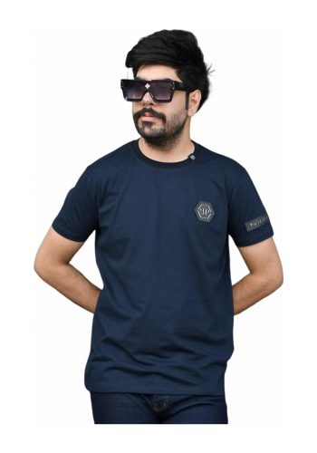 تيشيرت رجالي نيلي اللون من فيليب بلين Philipp Plein T-Shirt
