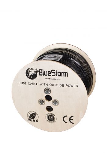 كابل تسليك مسلح للشبكات خارجي 305 متر Blue Storm Cat6-sftp-305M Outdoor Network Cable