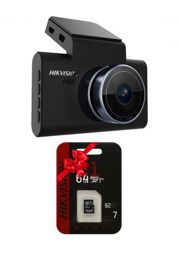 كاميرا لوحة القيادة بشاشة بحجم 3 بوصة مع هدية رام 64GB من هيكفيجن HIKVision AE-DC5313-C6 F1.6 Dashboard Camera with 64GB RAM  