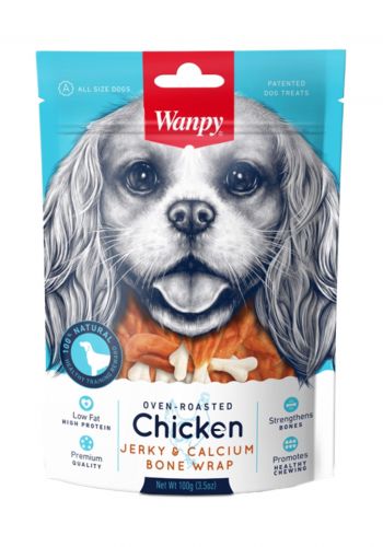مغلف مكافئات للكلاب 100 غم من وآن بي Wanpy dog treat