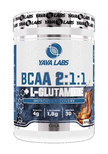 Yava Labs BCAA 2:1:1 Cola Food Supplement مكمل غذائي بنكهة الكولا 300 غرام من يافا لابس