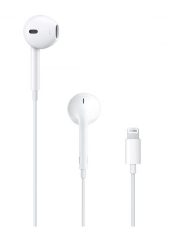 سماعة أذن سلكية من ابل Apple EarPods with Lightning Connector - White 