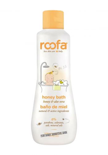 جل استحمام ليلي بخلاصة العسل للبشرة الحساسة 200 مل من روفا Roofa Honey Bath Gel 