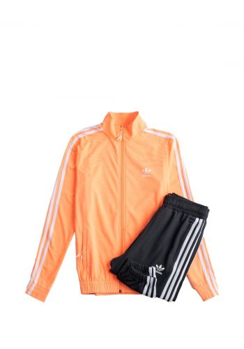 تراكسوت نسائي برتقالي و اسود اللون من اديداس Adidas BA2513 Trucksuit