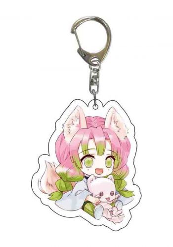ميدالية سلسلة المفاتيح بتصميم شخصية ميتسوري كانروجي انمي قاتل الشياطين  Key chain