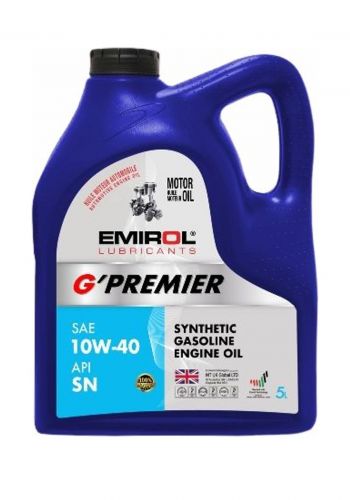 زيت محرك 5 لتر من اميرول Emirol Lubricants G'Primer 10W-40 Fully Synthetic Gasoline Engine Oil