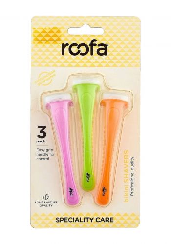 سيت شفرات حلاقة نسائية 3 قطع من روفا Roofa Spain Bikini Shavers