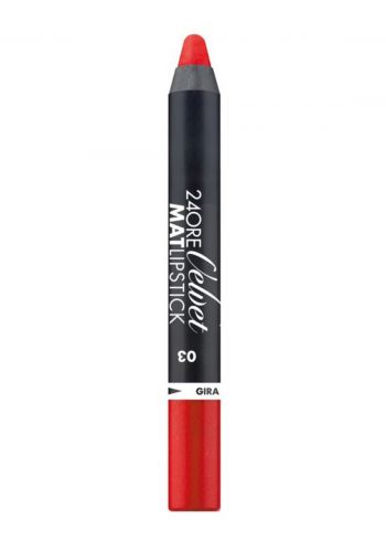قلم أحمر شفاه مطفي  1.66 غرام ديبورا Deborah 24 Ore Velvet Mat Lipstick 03