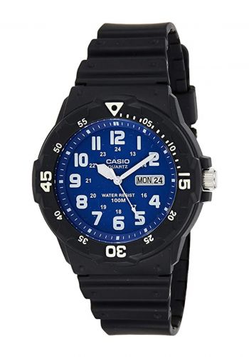 ساعة رجالية مقاومة للماء من كاسيو Casio Wrist Watch MRW-200H-2B2VDF