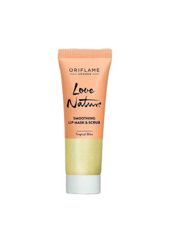 ماسك ومقشر الشفاه 15 مل من اوريفليم Oriflame smoothing Lip Mask & Scrub Tropical Bliss