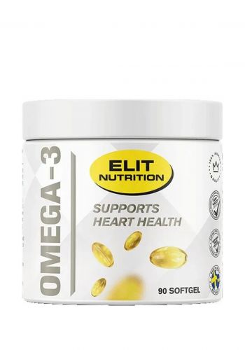 كبسولات اوميغا 3 ( 90 كبسولة ) من ايليت نوتريشن Elit Nutrition Omega-3 