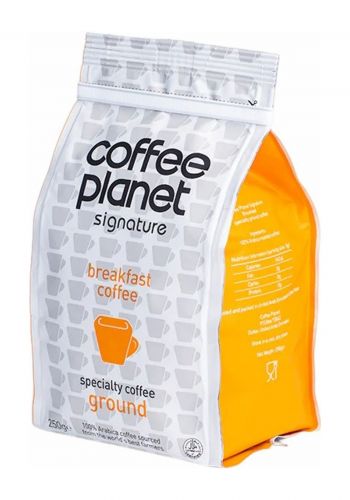 قهوة مطحونة للأفطار 250 غم من كوفي بلانيت Coffee Planet Breakfast Ground 
