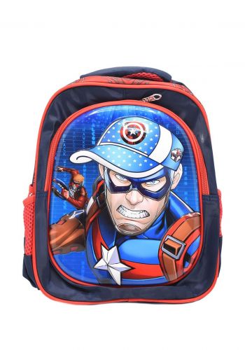 حقيبة ظهر مدرسية للاولاد برسمة كابتن امريكا