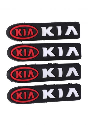 مصد لحماية السيارة من الصدمات بطبعة كيا  Kia Silicone Car Edge Door Guard/Scratch Protector for All Cars (Set of 4)