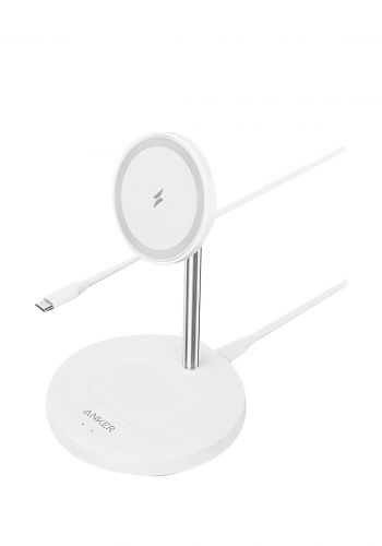 شاحن لاسلكي Anker A2543H21 PowerWave Magnetic 2-in-1 Stand 