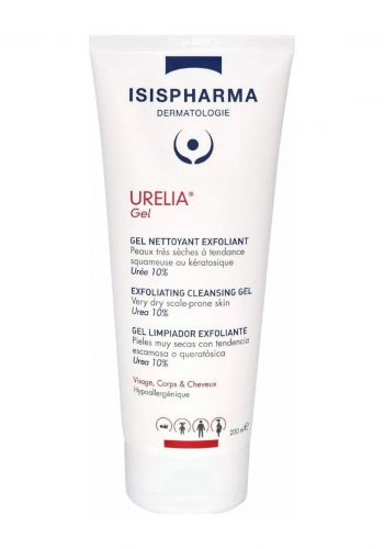 غسول مهدىء ومرطب للوجه والجسم والشعر للبشرة الجافة جدا 200 مل من ايزيس فارما Isis Pharma Urelia Gel