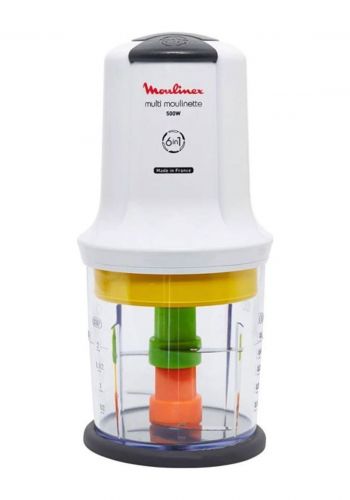 قطاعة كهربائية  500 واط من مولينكس Moulinex AT723110  Mini Chopper Multi Moulinette 6 in 1