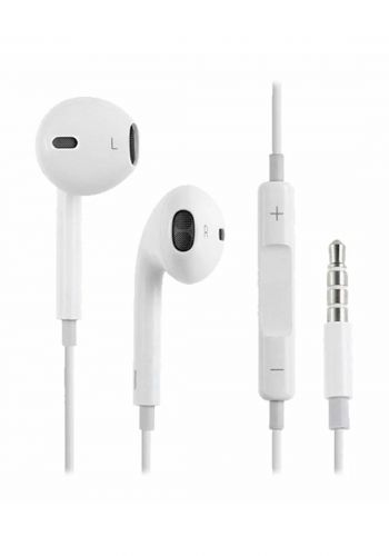 سماعة أذن سلكية 1.2 متر من مكدودو Mcdodo HP-0543- 3.5mm Wired Earphone- White ( 3597 ) 