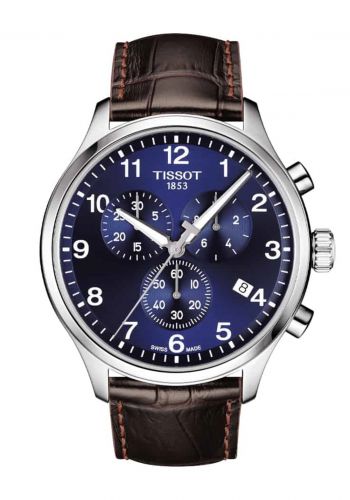 ساعة رجالية سير بني اللون من تيسوت Tissot T1166171604700 Watch     