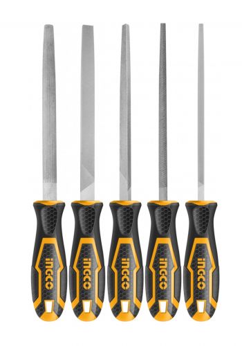 مجموعة مبارد حديد كبير  5 قطع من انجيكو Ingco HKTFS0508  steel file