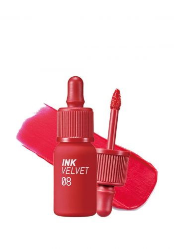 تنت شفاه مخملي من بيريبيرا الكورية رقم 08 Peripera Ink Velvet Sellout Red