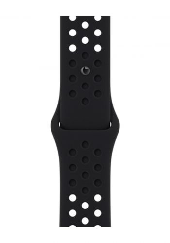سوار رياضي لساعات ابل من ابل Apple Nike Sport Strap For Apple Watch 41mm (MPGN3ZM/A, Black)